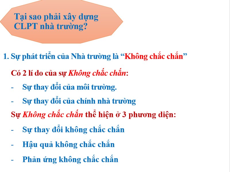 Tầm quan trọng của việc xây dựng CLPT của FTC hội nghị xây dựng kế hoạch phát triển ftc 2021-2026