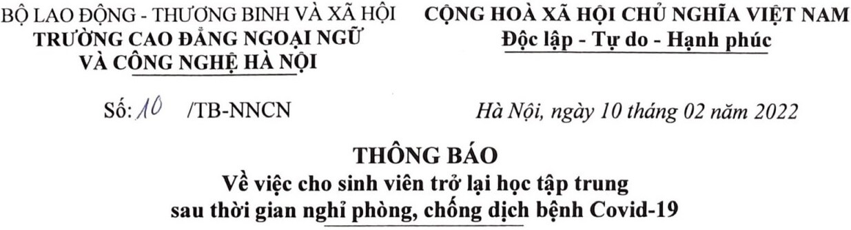 sinh viên trở lại học tập trung sau nghỉ phòng dịch