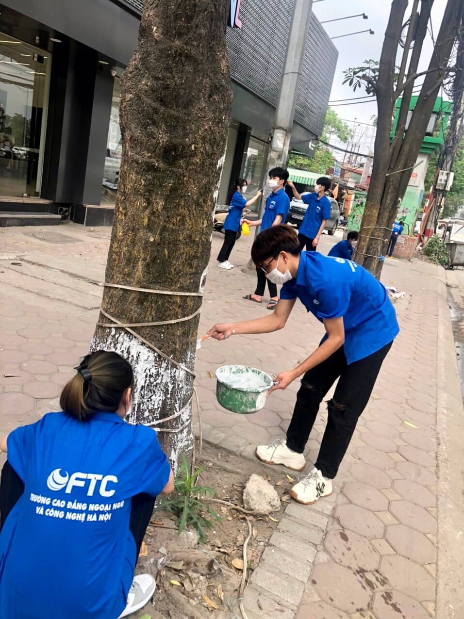 sv cao đẳng ftc tham gia lễ phát động tổng vệ sinh chào đón seagames31