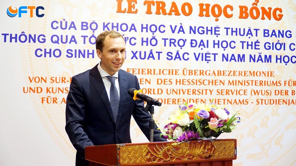 sinh viên FTC nhận học bổng Hessen