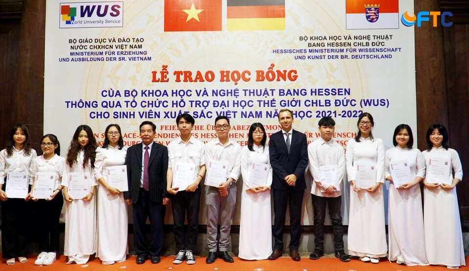 sinh viên FTC nhận học bổng Hessen