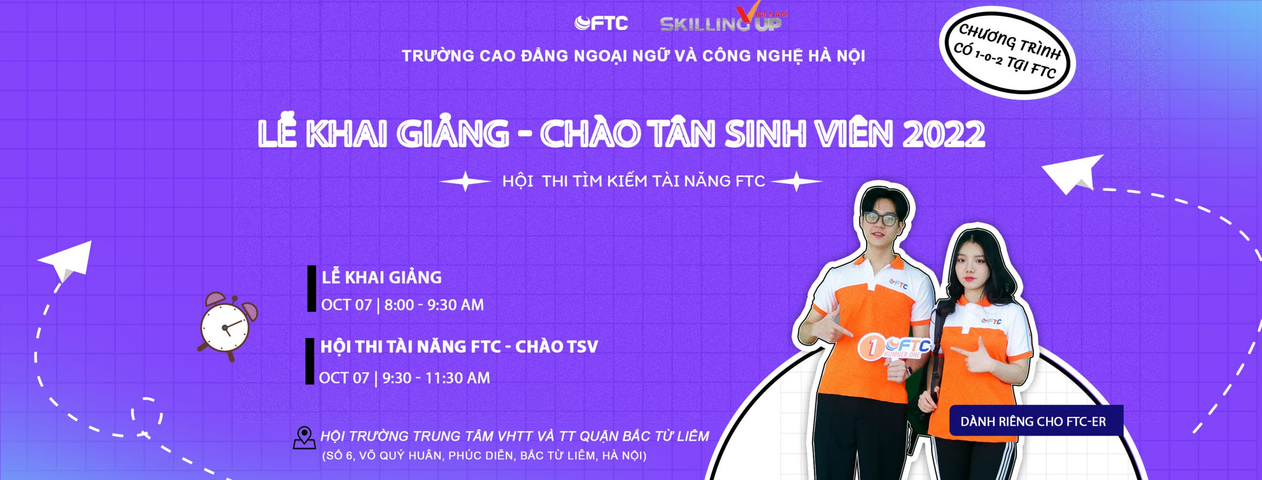 chào tân sinh viên ftc'er 2022