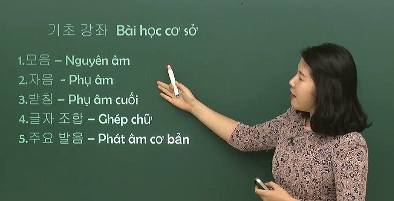 công việc giảng viên Tiếng Hàn