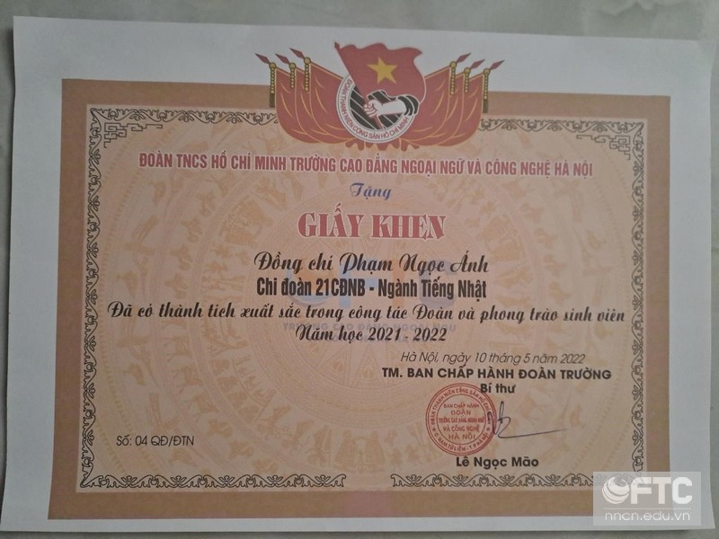 Gương đoàn viên tiêu biểu
