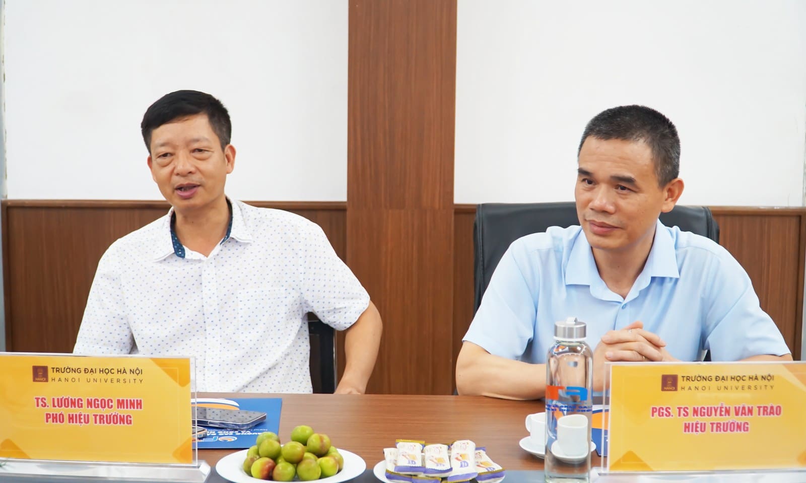 Lãnh đạo Trường Đại học Hà Nội (HANU) thăm và làm việc tại Trường FTC