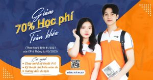 ngành đặc thù được nhà nước hỗ trợ 70% học phí
