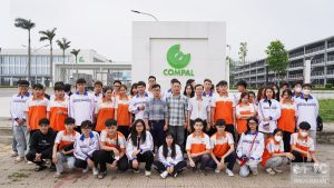 SV K22 thực tập công ty Compal Đài Loan