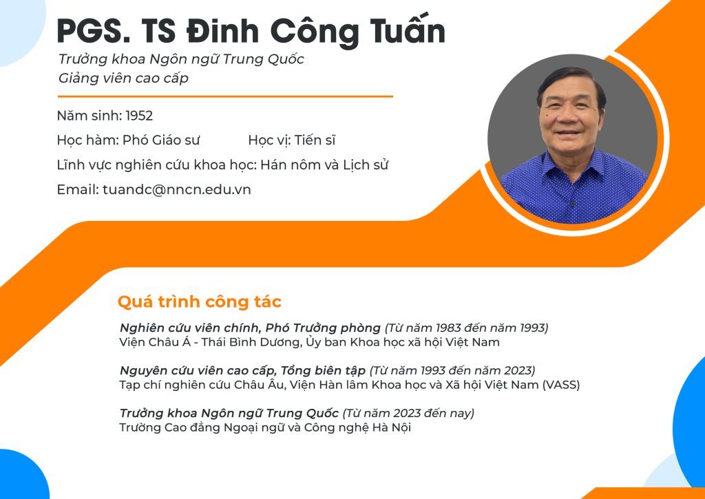 PGS.TS Đinh Công Tuấn